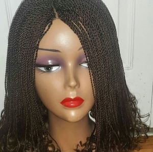 Hamdmade African braid wig